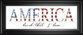 18x42 America Land That I Love By Cindy Jacobs - White