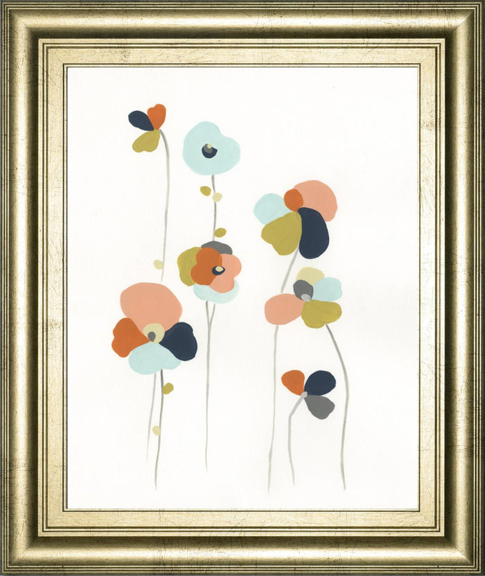 22x26 Modular Bouquet III By June Erica Vess - White