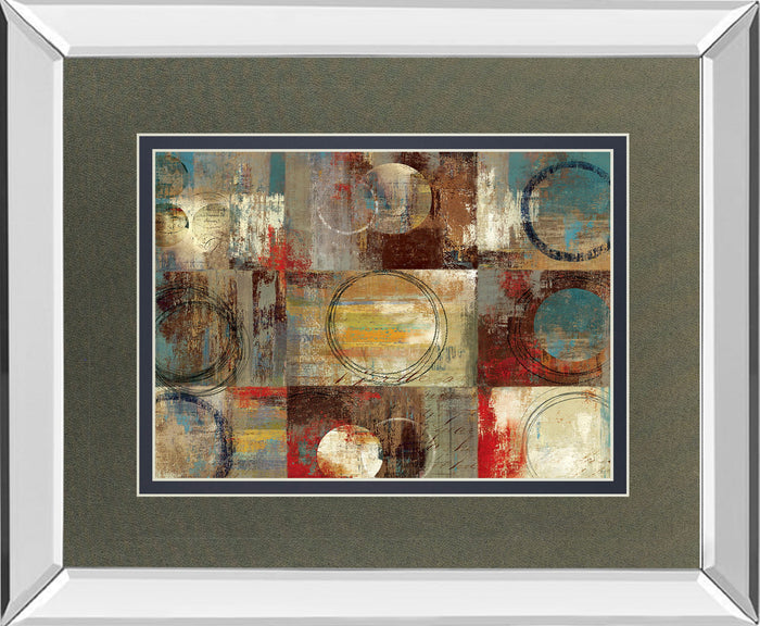 All Around Play By Tom Reeves - Mirror Framed Print Wall Art - Dark Gray