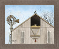 Barnyard Breeze - 28" x 34" Framed Wall Art - Light Blue