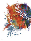 Baseball Splash By Cat Thurman Designs - Orange