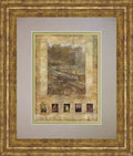 Botany Journal I By Kemp - Framed Print Wall Art - Beige