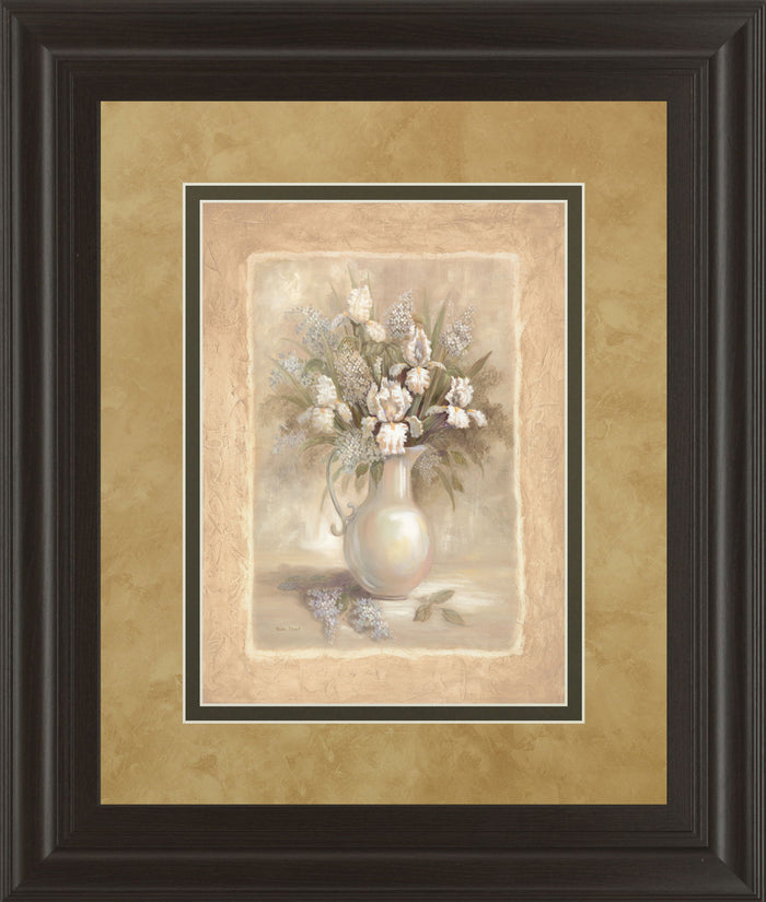 Bounty I By Vivian Flasch - Framed Print Wall Art - Light Brown