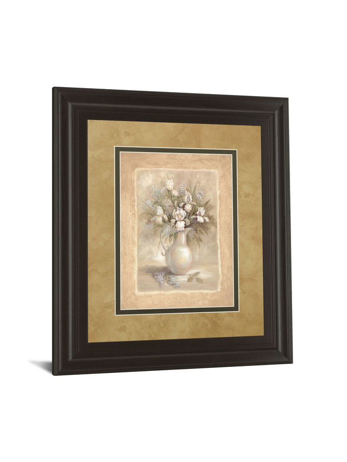 Bounty I By Vivian Flasch - Framed Print Wall Art - Light Brown