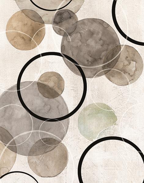 Bubbles II By Carol Robinson - Beige