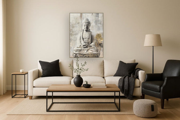 Buddha In - Gray