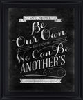 Chalked Whimsy - 28" x 34" Framed Wall Art - Black