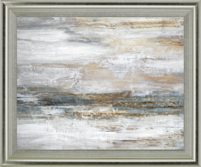 Dusty Drift - 28" x 34" Framed Wall Art - Gray