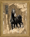 Ebony Grace - 28" x 34" Framed Wall Art - Light Brown
