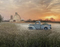 Evening Farm By Nan - Light Brown