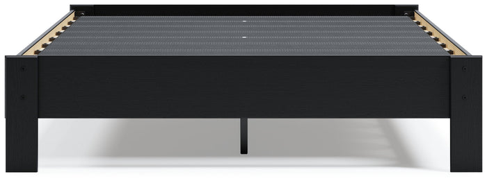Finch - Queen Platform Bed - Black