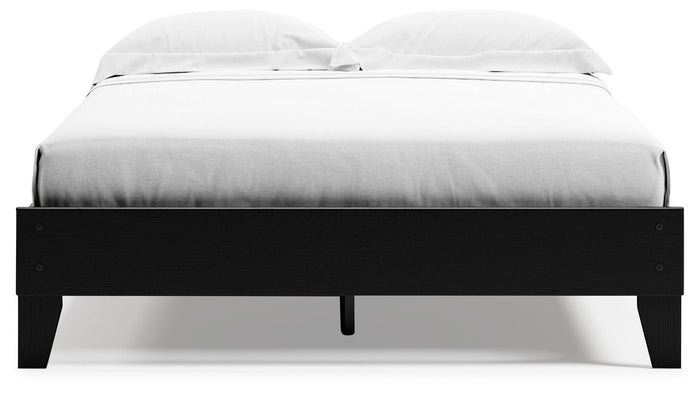 Finch - Queen Platform Bed - Black