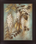 Golden Cascade - 28" x 34" Framed Wall Art - Beige