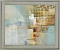Golden Mist - 28" x 34" Framed Wall Art - Light Blue