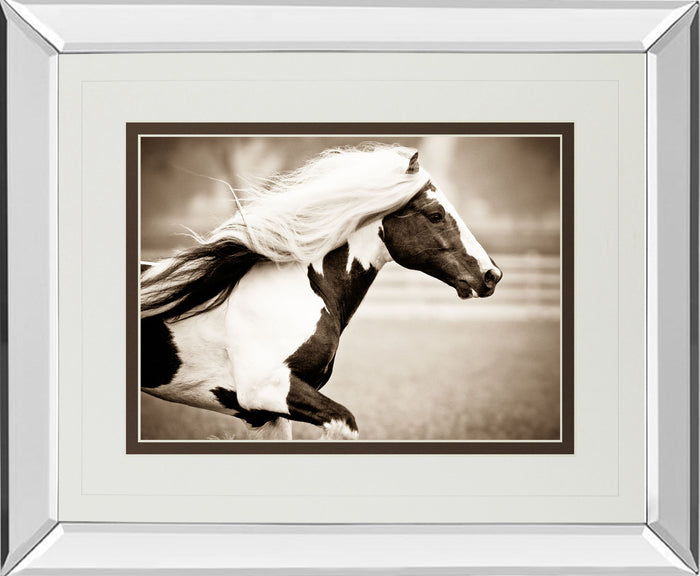 Gypsies Pride By Carol Walker - Mirror Framed Print Wall Art - Light Brown