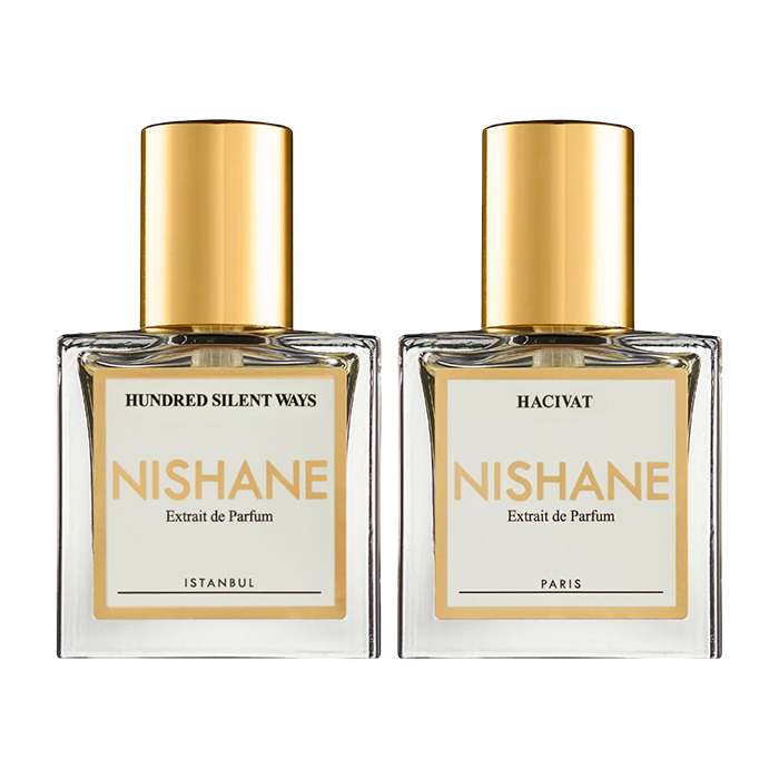 HUNDRED SILENT WAYS & HACIVAT TRAVEL SET PERFUME by NISHANE at Sundora