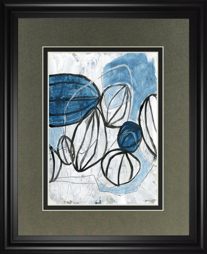 Lanterns II By June Erica Vess - Blue