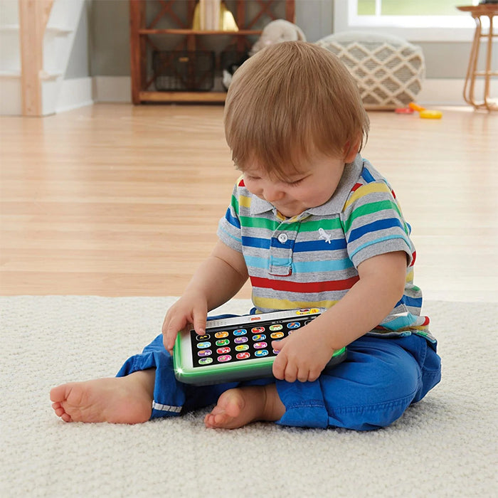 Laugh & Learn Smart Stages Tablet Toddler Electronic Musical Learning Toy - Grey EDUCATIONAL TOYS by FISHER-PRICE at Sundora