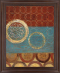 Medallion Mosaic - 28" x 34" Framed Wall Art - Blue