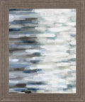 Misty Tidescape - 28" x 34" Framed Wall Art - Gray