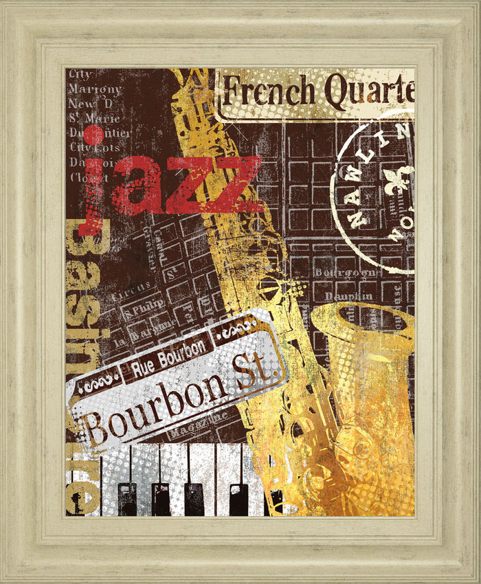 N'Awlins By Mallett, K - Framed Print Wall Art - Beige