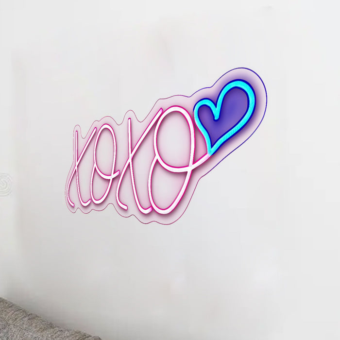 Neon Xoxo - Pink