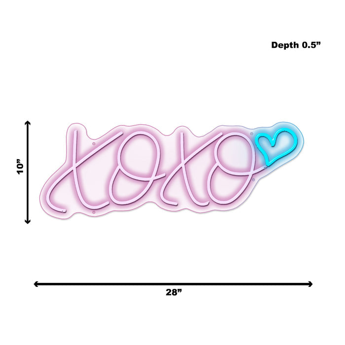 Neon Xoxo - Pink