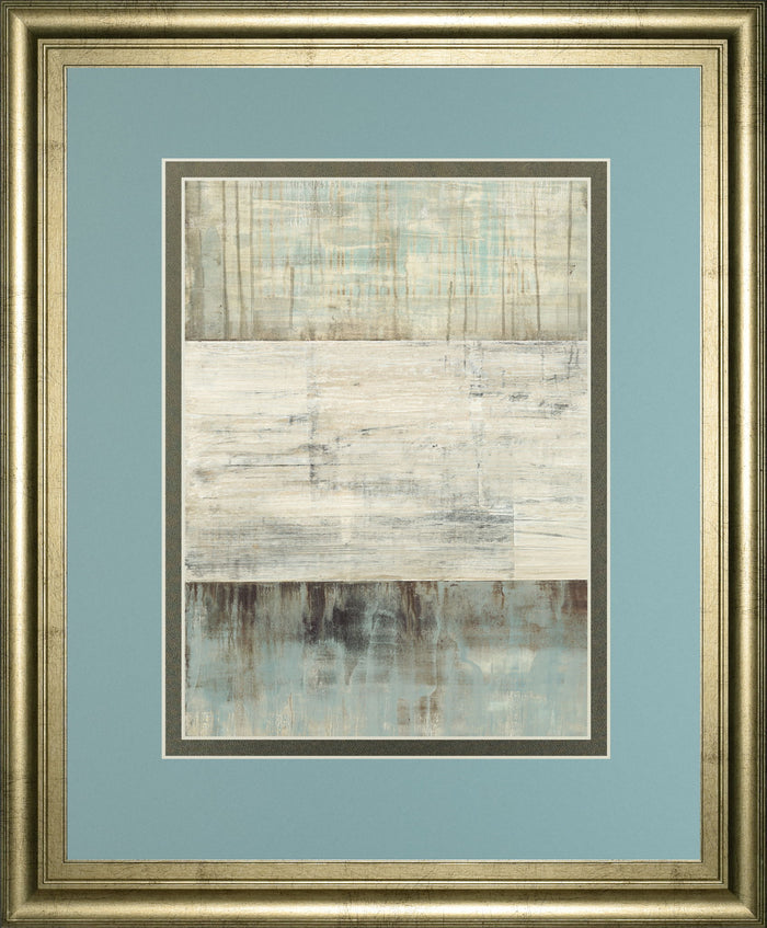 Of Fog & Snow By Heather Ross - Framed Print Wall Art - Light Blue