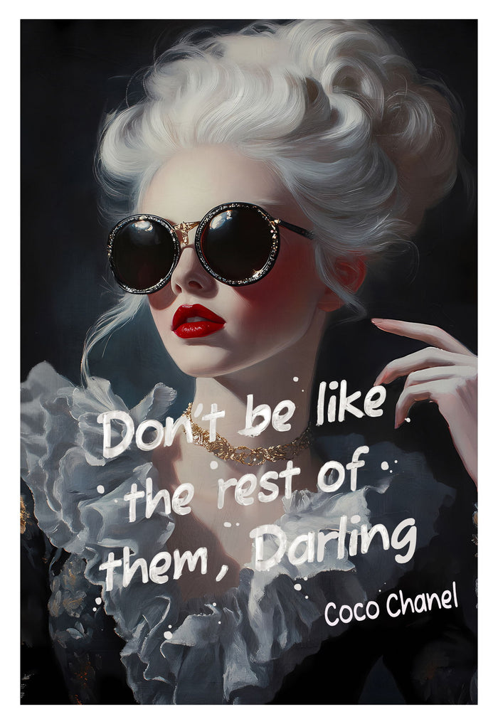 Opulent Muse - 24" x 36" Framed Wall Art - Black