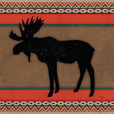 Out West Moose By Mollie B. - Light Brown
