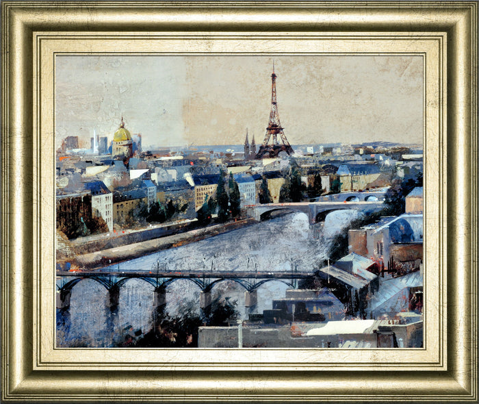 Paris By Marti Bofarull - Framed Print Wall Art - Dark Gray