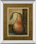 Peralicous Il By Joyce Combs - Mirror Framed Print Wall Art - Light Brown