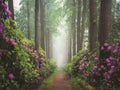 Pop Of Pink By Martin Podt Photography (Small) - Green