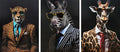 Professional Zoo (Set of 3) - Black