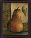 Rustic Golden Pear - 28" x 34" Framed Wall Art - Gold