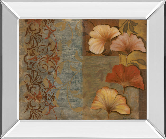 Seasonal Style Il By Tava Studio - Mirror Framed Print Wall Art - Light Brown