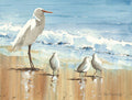Small - His Entourage By John Rossini - Light Blue