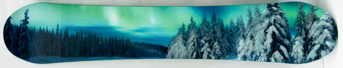 Snowboard - Northern Lights - Blue