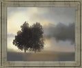 Tranquil Dawn - 28" x 34" Framed Wall Art - Gray