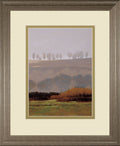 Trees Above The River By M. Bohne - Framed Print Wall Art - Light Brown