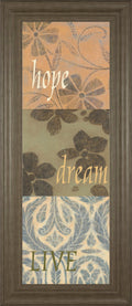 Uplift I By Vision Studio - Framed Print Wall Art - Light Brown