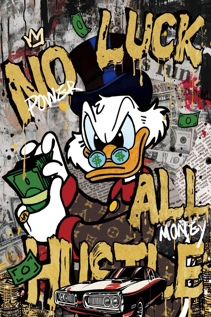 Urban Ambition - 32" x 48" Framed Wall Art - Gold