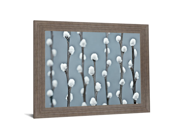Winter Willow - 28" x 34" Framed Wall Art - Gray