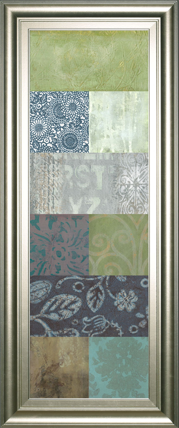 Zen Panel I By Vision Studio - Framed Print Wall Art - Dark Gray